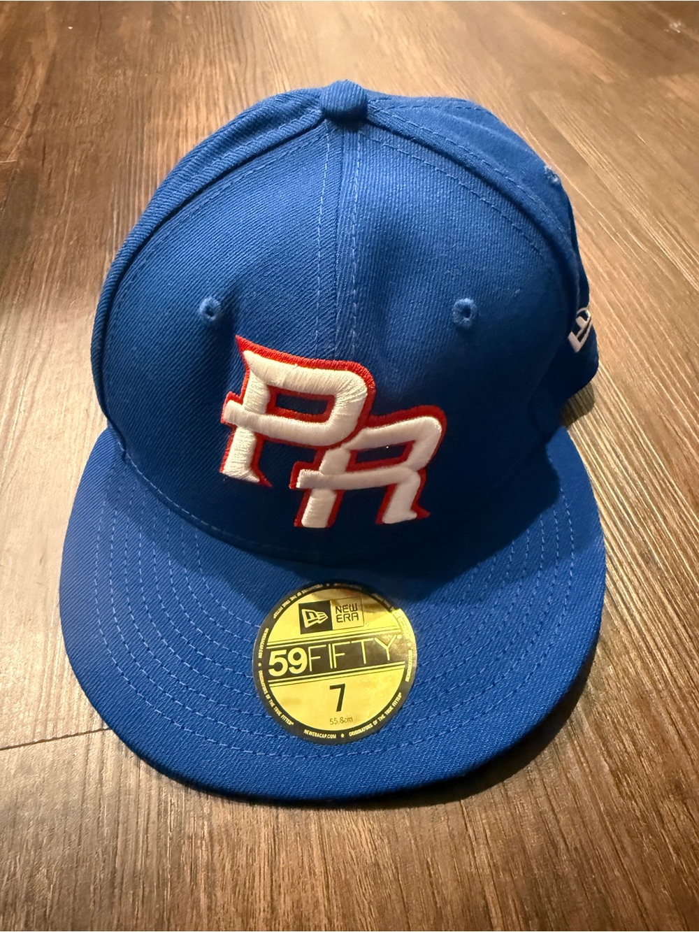 New Era Royal Blue PR World Series Embroidered Fitted Cap